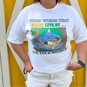 All sports events vintage  tee shirt 
Dads/ father day tee shirt